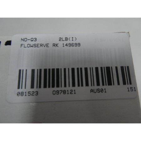Flowserve P-50 REPAIR KIT PUMP PARTS AND ACCESSORY RK149699